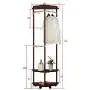 DTTXTD Hanger Floor Coat Rack Coat Rack Hanger Clothes Rack Floor Clothes Creative Coat Rack, White, Height: 172cm
