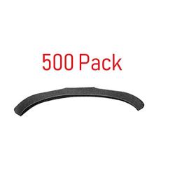 NAHANCO 2045C Foam Hanger Covers, Grey  (Bulk pack of 500)