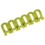 10PCs/ Pack Home Creative Mini Flocking Clothes Hanger Easy Hook Closet Organizer Wardrobe Space Save Magic Clothing Hooks,Green