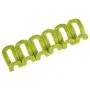 10PCs/ Pack Home Creative Mini Flocking Clothes Hanger Easy Hook Closet Organizer Wardrobe Space Save Magic Clothing Hooks,Green