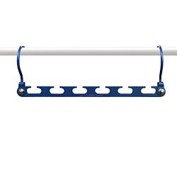 Wonder Hanger Heavy Duty 360 Swivel Action Hanger, Pack of 4 in Navy - Keep Your Clothes Organized and Wrinkle-Free!