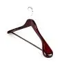 TOPIA HANGER Set of 6 Luxury Mahogany Wooden Coat Hangers, Premium Wood Suit Hangers, Glossy Finish with Extra-Wide Shoulder, Thicker Chrome Hooks & Anti-Slip Bar CT02M TOPIA HANGER Set of 6 Luxury Mahogany Wooden Coat Hangers, Premium Wood Suit Hangers, Glossy Finish with Extra-Wide Shoulder, Thicker Chrome Hooks & Anti-Slip Bar CT02M