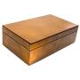 The Bamboo Leaf Tea Boxes Storage Organizer for Tea Collections, 8 Compartment w/Solid Lid (Walnut) The Bamboo Leaf Tea Boxes Storage Organizer for Tea Collections, 8 Compartment w/Solid Lid (Walnut)