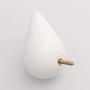 Vosarea Wall Hanging Hooks Wooden Water Drop Shaped Coat Hat Clothes Heavy Duty Hanger Raindrop Hooks