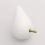Vosarea Wall Hanging Hooks Wooden Water Drop Shaped Coat Hat Clothes Heavy Duty Hanger Raindrop Hooks
