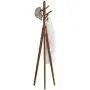 HLR-Coat Racks Free Standing Solid Wood Coat Rack Simple Bedroom Multifunction Hangers Rubber Wood Clothes Rack Easy Assembly Wood (Color : Brown) HLR-Coat Racks Free Standing Solid Wood Coat Rack Simple Bedroom Multifunction Hangers Rubber Wood Clothes Rack Easy Assembly Wood (Color : Brown)