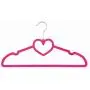 10pcs Premium Heart Shaped Slim Velvet Hangers, Suit Haner, Clothes Hanger Decoration 10pcs Premium Heart Shaped Slim Velvet Hangers, Suit Haner, Clothes Hanger Decoration