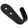 Wall Hooks Heavy Duty 8 piezas, ganchos para colgar en la pared, Hooks for Hanging 、Black Hooks、Coat Rack Wall Hook (Black Thick Bent Hook 8)