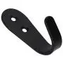 Wall Hooks Heavy Duty 8 piezas, ganchos para colgar en la pared, Hooks for Hanging 、Black Hooks、Coat Rack Wall Hook (Black Thick Bent Hook 8)
