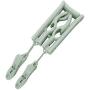shengyuze Portable Folding Clothes Hanger Non-Slip Drying Rack with Two Clips for Travel Space Saving for Home Storage, PP - Green