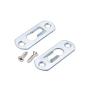 Adiyer [20 Pack 44mm x 16mm Single Keyhole Hangers Hanging Plate Hardware for Mirror Picture Frames