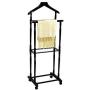 Frеnchi Hоmе Furnishing Home Decor Men Suit Valet Stand with Hanger, Espresso