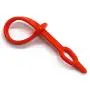 ZLMC 4 PCS Portable Household Wind-Proof Buckle Plastic Silicone Hook, Clothes Hanger Fixed Hook, Clothes Drying Rope Non-Slip Fixed Buckle