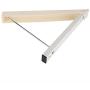 Folding Stainless Steel Wall Hanger Mount Retractable Indoor Clothes Hanger Waterproof Clothes Towel Rack 2pcs