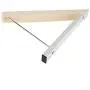 Folding Stainless Steel Wall Hanger Mount Retractable Indoor Clothes Hanger Waterproof Clothes Towel Rack 2pcs
