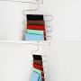 Hankyky Pants Hangers Non Slip Updated S-Shaped 5 Layers Hangers Closet Space Saver for Jeans Scarf Tie Clothes