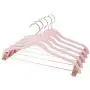 OnCloud-7 Pink Velvet Hangers with Clips 20 Pack, Non Slip Pants and Skirt Hangers with Rose Gold Hooks OnCloud-7 Pink Velvet Hangers with Clips 20 Pack, Non Slip Pants and Skirt Hangers with Rose Gold Hooks