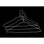 Wire Hangers in Bulk - 200 White Metal Hangers - 18 Inch Thin Standard Dry Cleaner Coated Steel Wire Hangers in Bulk - 200 White Metal Hangers - 18 Inch Thin Standard Dry Cleaner Coated Steel