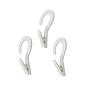 Adorox Set of 10 Laundry Hook Hanger Clothes Hanging Clips Plastic Hanger Home Travel Portable Party Favors Picture Hanging Clips