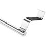 hullonguuo Stainless Steel Kitchen Bath Towel Holder Rack Door Storage Scarf Hanger Clothes Organizer