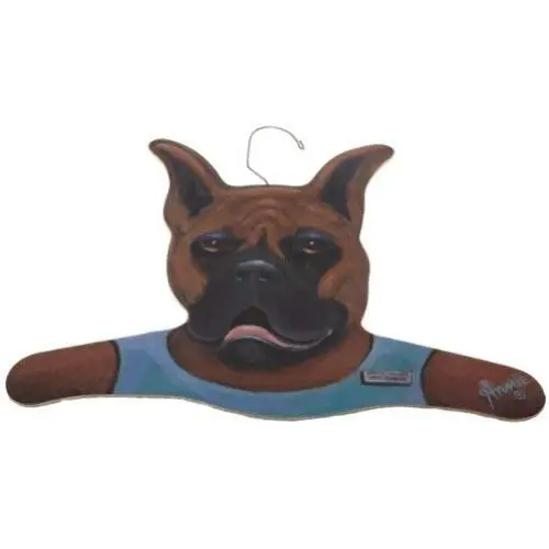 The Stupell Home Decor Collection Boxer Wearing Muscle Shirt Hanger The Stupell Home Decor Collection Boxer Wearing Muscle Shirt Hanger