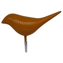 Creative 3D Bird Shape Coat Hat Clothes Hanger Wall Mounted Hook Home Decoration - Yellow qsbai