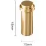 Adhesive Hooks, Bestfy Heavy Duty Wall Hooks Stainless Steel Ultra Strong Waterproof Hanger for Robe, Coat, Towel, Keys, Bags, Home, Kitchen, Bathroom (Gold)