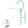 10pcs Random Color Plastic 5 Circle Multilayer Windproof Clothes Hanger Organizer Fixed Holder Storage Racks Buckle Hanger Anti-Slip Home 10pcs Random Color Plastic 5 Circle Multilayer Windproof Clothes Hanger Organizer Fixed Holder Storage Racks Buckle Hanger Anti-Slip Home