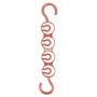 Multifunction 10pcs Random Color 4 Circle Windproof Clothes Hanger Drying Rack Plastic Hangers for Clothes Layer Storage Racks Buckle Hanger