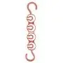 Multifunction 10pcs Random Color 4 Circle Windproof Clothes Hanger Drying Rack Plastic Hangers for Clothes Layer Storage Racks Buckle Hanger