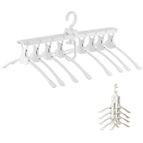 JJseason Hangers Clothes Hangers Multifunctional Suit Hangers Nonslip Shirt Hangers Swivel 360 Hooks Clothing Hangers Heavy Duty Coat Hangers Space Saving Dress Hangers Pants Hangers