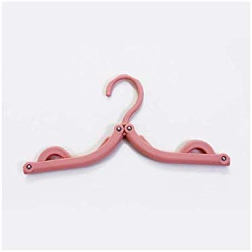 QKKstore Adjustable Fold Hang Plastic Hook Portable Fold Hanger Clothes Pegs Travel Space Saving Wardrobe Cloth Hanger Foldable 1Pc,Pink QKKstore Adjustable Fold Hang Plastic Hook Portable Fold Hanger Clothes Pegs Travel Space Saving Wardrobe Cloth Hanger Foldable 1Pc,Pink