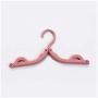 QKKstore Adjustable Fold Hang Plastic Hook Portable Fold Hanger Clothes Pegs Travel Space Saving Wardrobe Cloth Hanger Foldable 1Pc,Pink QKKstore Adjustable Fold Hang Plastic Hook Portable Fold Hanger Clothes Pegs Travel Space Saving Wardrobe Cloth Hanger Foldable 1Pc,Pink