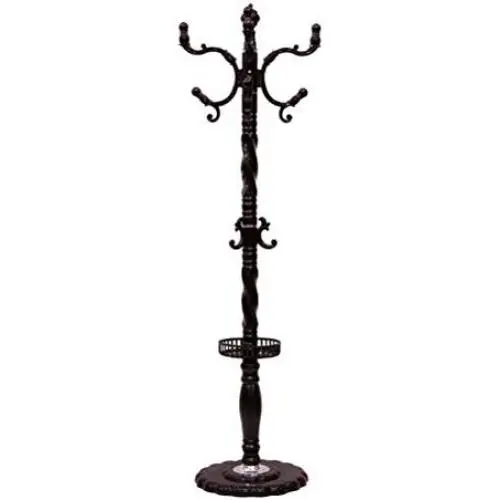 Q_Entryway Furniture Retro Clothes Rack Nordic Coat Stand Simple Hat Coat Rack Living Room Bedroom Floor Hanger Hall Office Clothes Tree Hall Trees