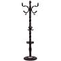 Q_Entryway Furniture Retro Clothes Rack Nordic Coat Stand Simple Hat Coat Rack Living Room Bedroom Floor Hanger Hall Office Clothes Tree Hall Trees