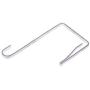 Simdoc 2pcs Over Door Hook Stainless Steel Door Hanger Kitchen Cabinet Clothes Hanger Organizer Holder