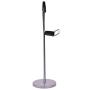 Standard Clothes Hangers Valet Suit Coat Stand Home Organizer Wood and Metal Black