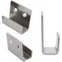 Gjiner Stainless Steel Ceramic Tile Display Wall Hooks Billboard Holder Bracket Wall Mounted Hook Robe Hooks Single Clothes Hanger with Screws Black 2Pcs Gjiner Stainless Steel Ceramic Tile Display Wall Hooks Billboard Holder Bracket Wall Mounted Hook Robe Hooks Single Clothes Hanger with Screws Black 2Pcs