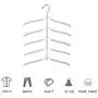 5pcs Random Color Multilayer Fish Bone Shape Stainless Steel Clothing Storage Racks, Clothes Hanger Storage Holder Wardrobe Laundry Drying Rack 5pcs Random Color Multilayer Fish Bone Shape Stainless Steel Clothing Storage Racks, Clothes Hanger Storage Holder Wardrobe Laundry Drying Rack
