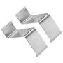 Fashionlook 2PCS Stainless Steel Kitchen Cabinet Draw Hooks Kitchen Cabinet Draw Towel Clothes Pothook Clothes Hanger Holder
