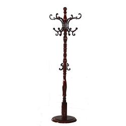 XF Coat Racks Coat Rack - Creative Simple Solid Wood Floor Hangers, Solid Clothes, Scarves, hat Coat Racks Entryway Furniture (Color : A)