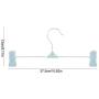 Wifehelper Coat Hanger - Multifunctional Adjustable Durable Coat Hanger with Clip for Clothes Bra Underwear 10pcs/ Set(Blue) Wifehelper Coat Hanger - Multifunctional Adjustable Durable Coat Hanger with Clip for Clothes Bra Underwear 10pcs/ Set(Blue)