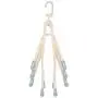 Yosooo Folding Clothes Hangers Socks and Underwear Hanger Portable Magic Drying Rack Rotate Drying Rack for Wardrobe(Blue)