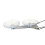 Drware Hat Rack for Truck & Car，Unisex Stick It Up Hat Rack(Stainless Steel)