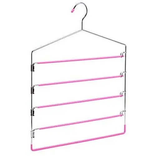 Clothes Hangers, Clothes Pants Hangers 2pack-Multi Layers Metal Pants Slack Hangers,Non-Slip 4-Tier Swing Arm Pants Hangers Rack Closet Storage Organizer for Trousers Jeans Scarf Skirts Hanging Clothes Hangers, Clothes Pants Hangers 2pack-Multi Layers Metal Pants Slack Hangers,Non-Slip 4-Tier Swing Arm Pants Hangers Rack Closet Storage Organizer for Trousers Jeans Scarf Skirts Hanging