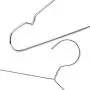 Jetdio 12.5&amp; Children Stainless Steel Clothes Shirts Hanger with Grooves, Children Hanger, Cute Small Strong Coats Hanger for Kids, 30Pack (Silver)