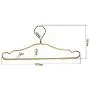10pcs Gold Metal Closet Adult Skirt Dress Coat Clothing Cloth Hanger Space Saving Kids Baby Clothes Hangers for Clothes