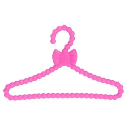 10 Pcs/Set Doll Clothes Hanger Holder Bar-bie House Dress Accessories Imagination 10 Pcs/Set Doll Clothes Hanger Holder Bar-bie House Dress Accessories Imagination