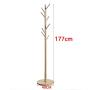 KejingMiao Coat Rack Coat Stand Coat Hook Pure Wood Floor-Standing Living Room Bedroom Hanger Simple Clothes Rack European Style American Style