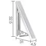 ZZYQ Folding Wall Mounted Retractable Clothes Hanger, Closet Organizer, The Original Folding Drying Rack,Aluminum Folding Drying Coat Racks,Black,B